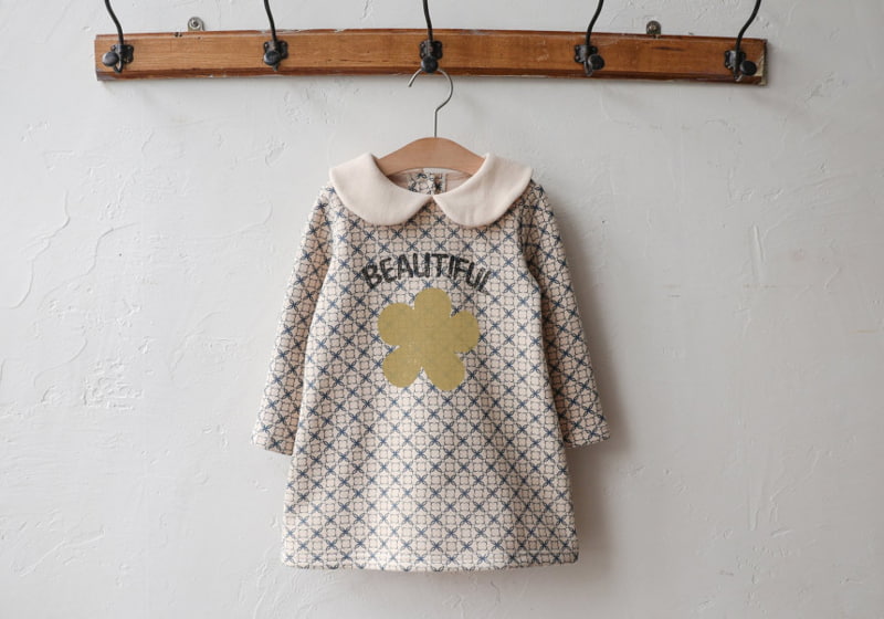 Flo - Korean Children Fashion - #stylishchildhood - Flat Collar Mini One-piece - 2