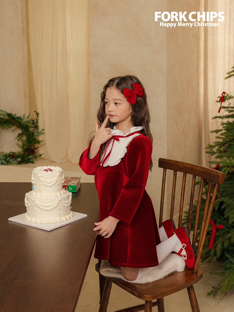 Fork Chips - Korean Children Fashion - #Kfashion4kids - Sophia One-piece - 11