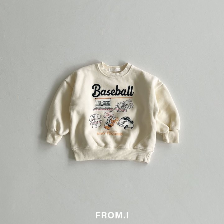 From I - Korean Children Fashion - #Kfashion4kids - Baseball Sweatshirt - 3