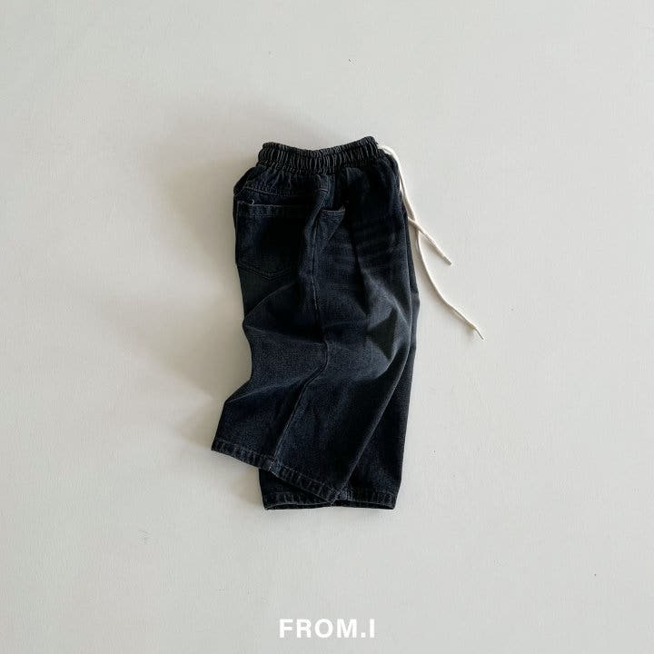From I - Korean Children Fashion - #designkidswear - String Denim Pants - 6