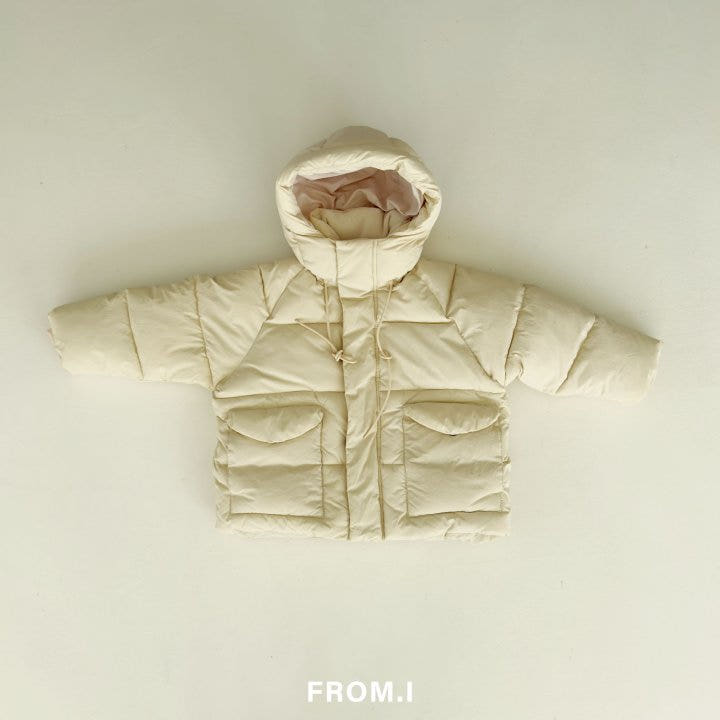 From I - Korean Children Fashion - #prettylittlegirls - Winter Hoodie Volume Padding - 6