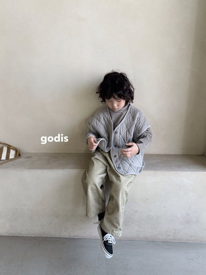 Godis - Korean Children Fashion - #kidzfashiontrend - Vintage Corduroy Pants - 3