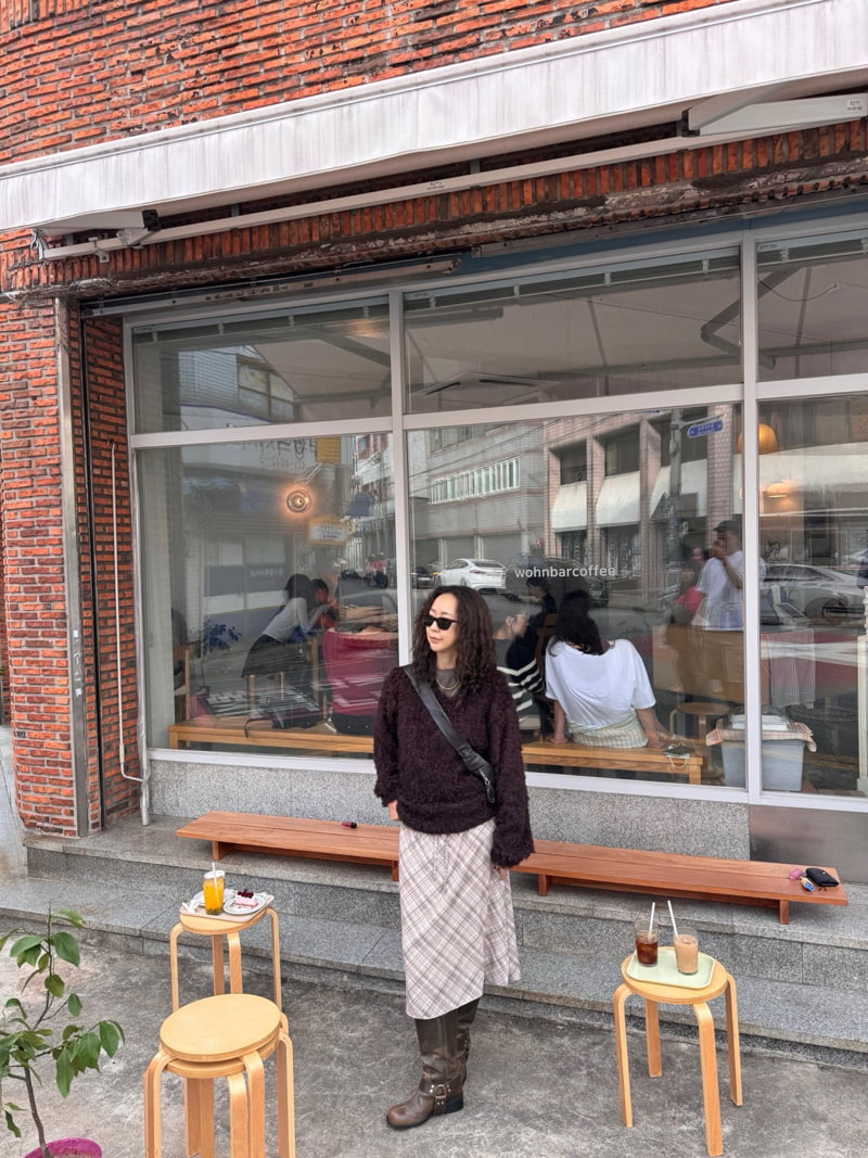Heil - Korean Women Fashion - #womensfashion - Poodle Knit Top - 3