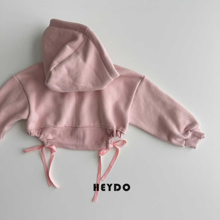 Heydo - Korean Children Fashion - #kidsstore - Cropped Hooded Zip-up - 7
