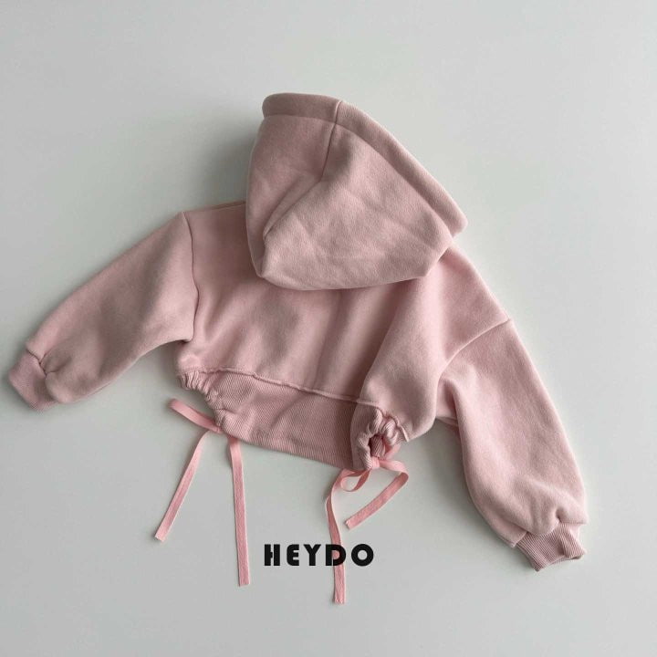 Heydo - Korean Children Fashion - #littlefashionista - Cropped Hooded Zip-up - 10