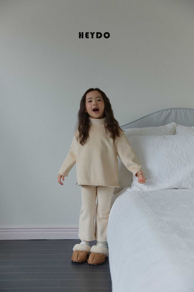 Heydo - Korean Children Fashion - #prettylittlegirls - Soft Mink Ribbed Set - 9