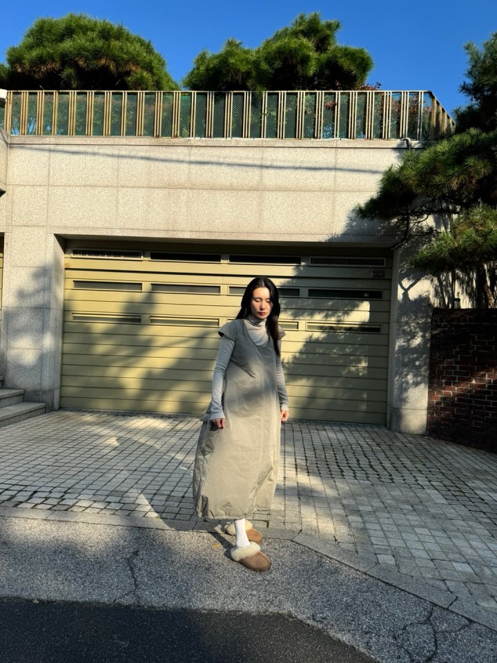 Hue - Korean Women Fashion - #momslook - Padding One-piece - 7