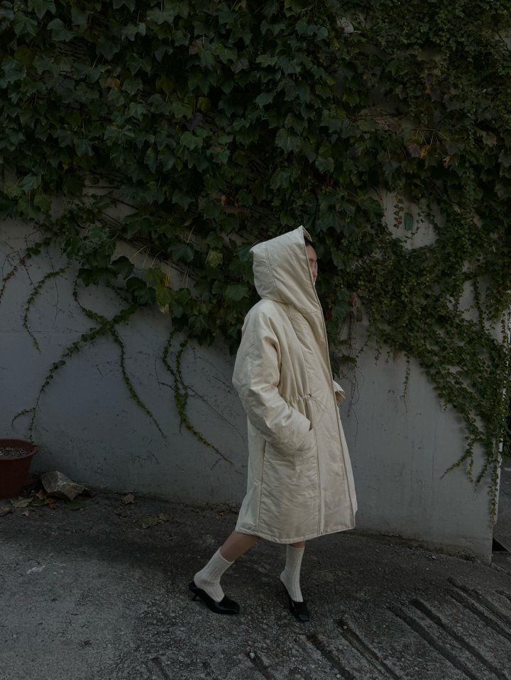 Hue - Korean Women Fashion - #momslook - Long Hood Padding Jacket - 8