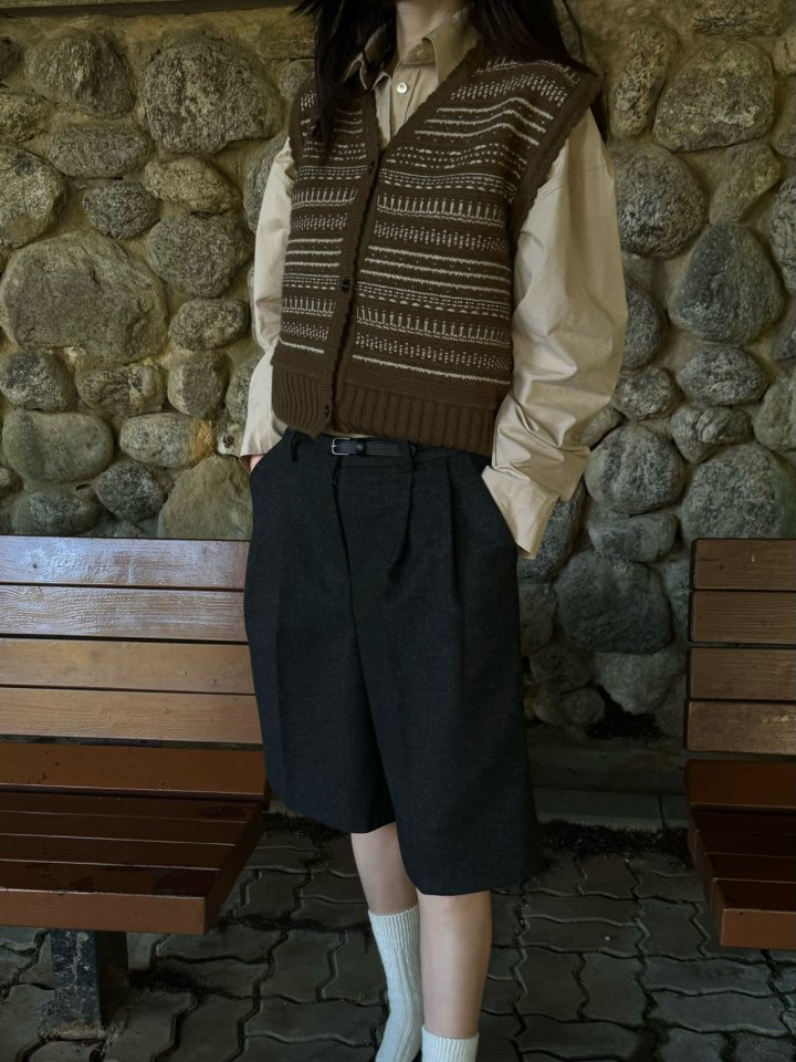 Hue - Korean Women Fashion - #momslook - Snow Flower Vest - 11