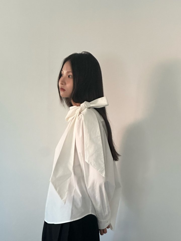 Hue - Korean Women Fashion - #pursuepretty - Ribbon Blouse - 10