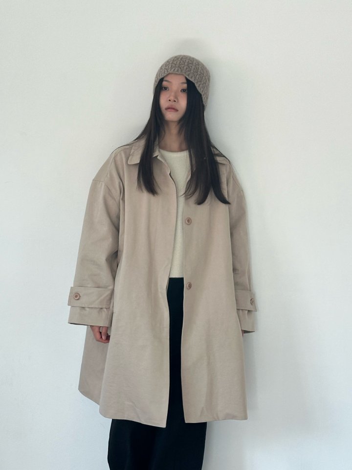 Hue - Korean Women Fashion - #vintageinspired - Boxy Trench Coat - 7