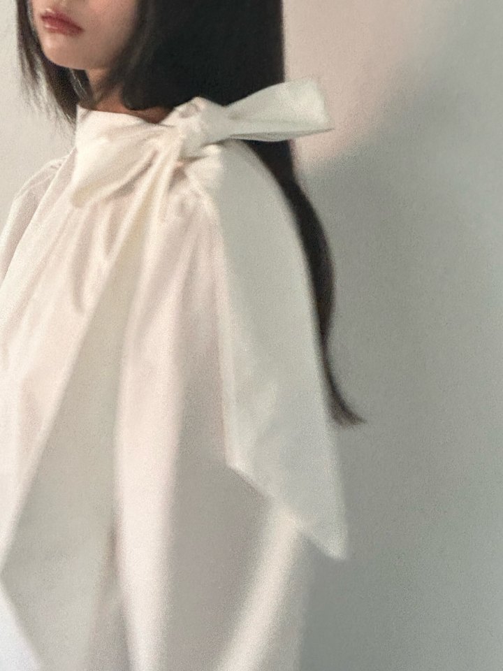 Hue - Korean Women Fashion - #vintagekidsstyle - Ribbon Blouse - 9