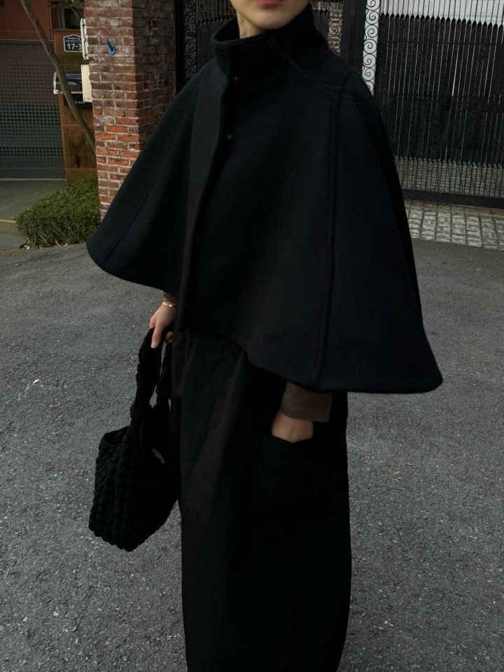 Hue - Korean Women Fashion - #womensfashion - Wool Cape - 9