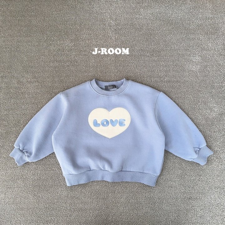 J-Room - Korean Children Fashion - #kidsshorts - Heart Embroidery Sweatshirts - 6