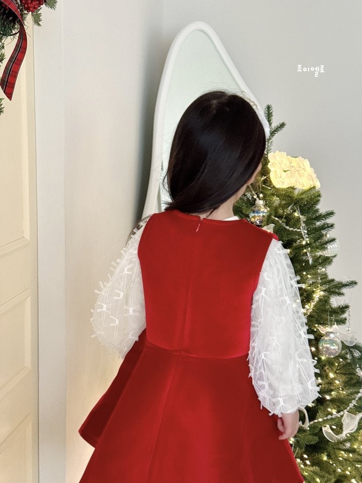 Joy ello - Korean Children Fashion - #Kfashion4kids - Ribbon Cushion One-piece - 6