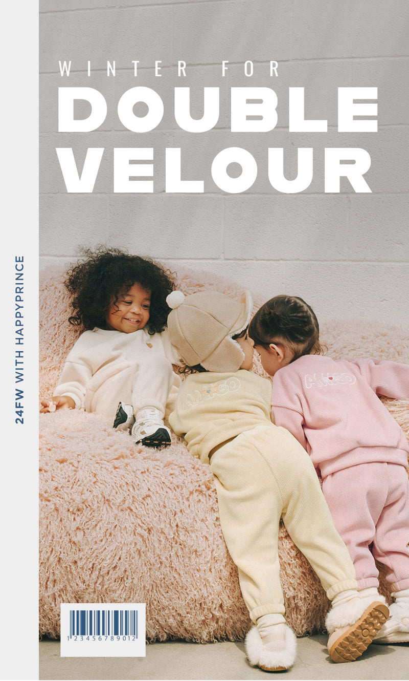 Kids Clara - Korean Baby Fashion - #babyboutiqueclothing - Amigo Double Veloa Baby Setup_Cream