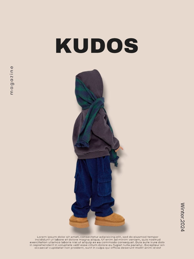 Kudos - Korean Children Fashion - #childofig - Corduroy Cargo Pants - 3