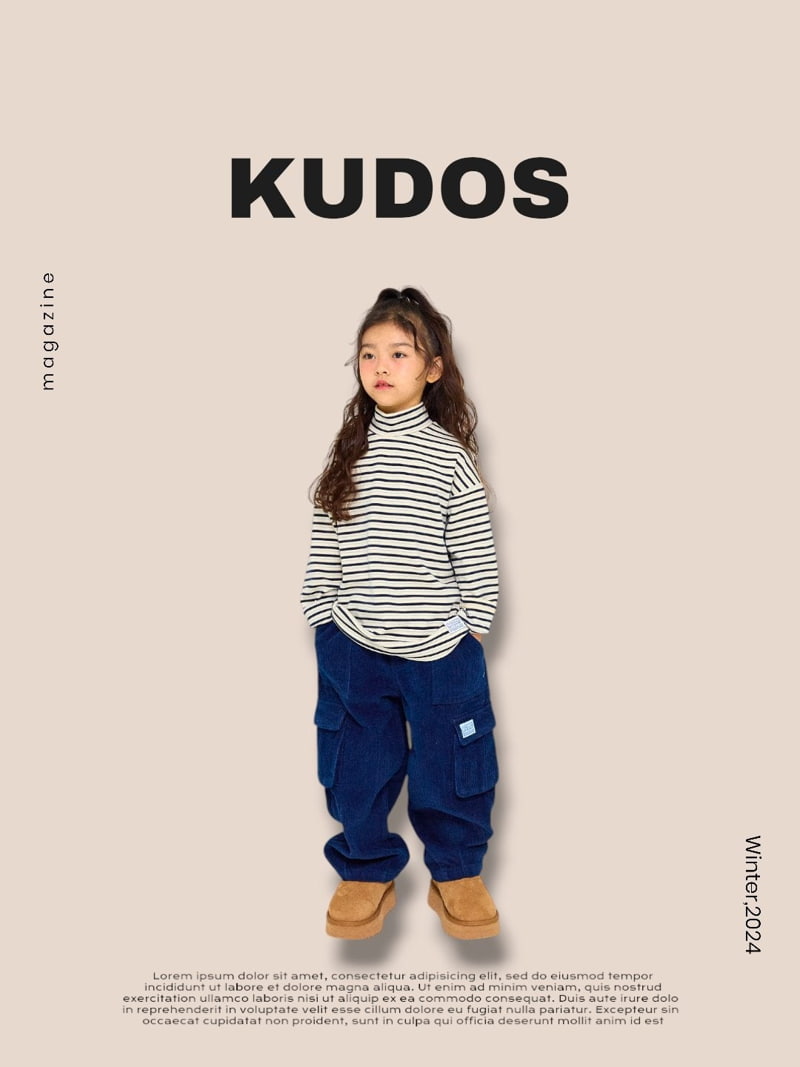 Kudos - Korean Children Fashion - #childrensboutique - Corduroy Cargo Pants - 5