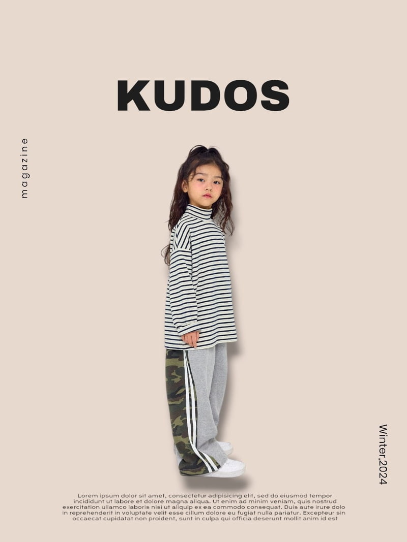 Kudos - Korean Children Fashion - #designkidswear - Fleece Camo Sweatpants - 5