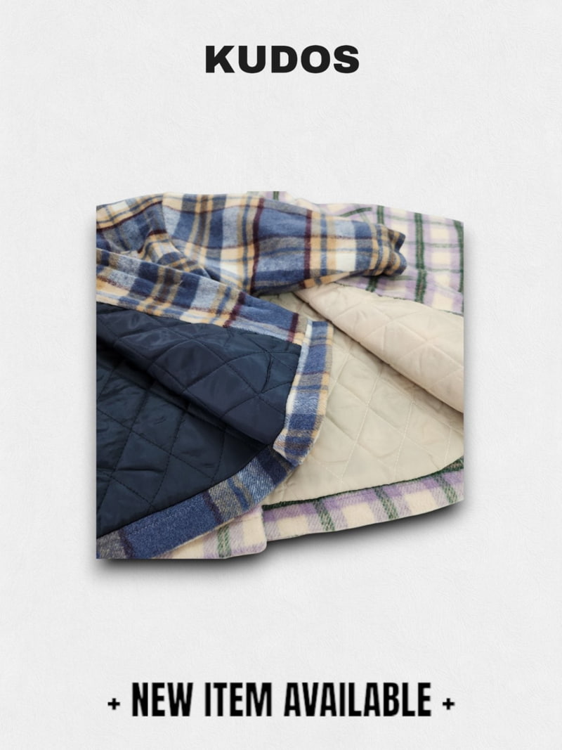 Kudos - Korean Children Fashion - #kidsshorts - Check Flannel Hooded Jacket - 11