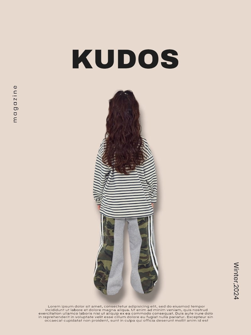 Kudos - Korean Children Fashion - #kidsshorts - Fleece Camo Sweatpants - 8