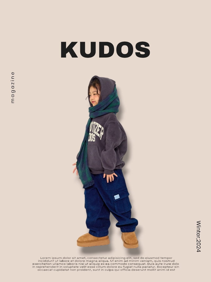 Kudos - Korean Children Fashion - #prettylittlegirls - Corduroy Cargo Pants - 2