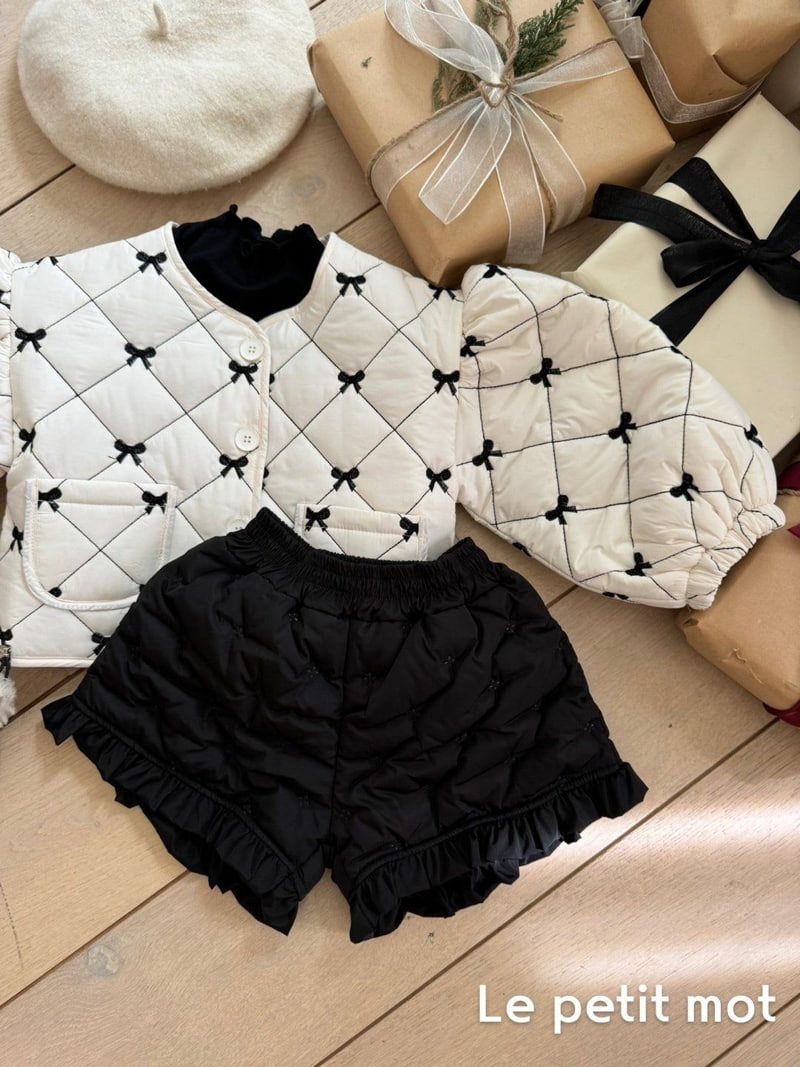 Le petitmot - Korean Children Fashion - #kidsshorts - Soft Fleece Wave Tee - 9
