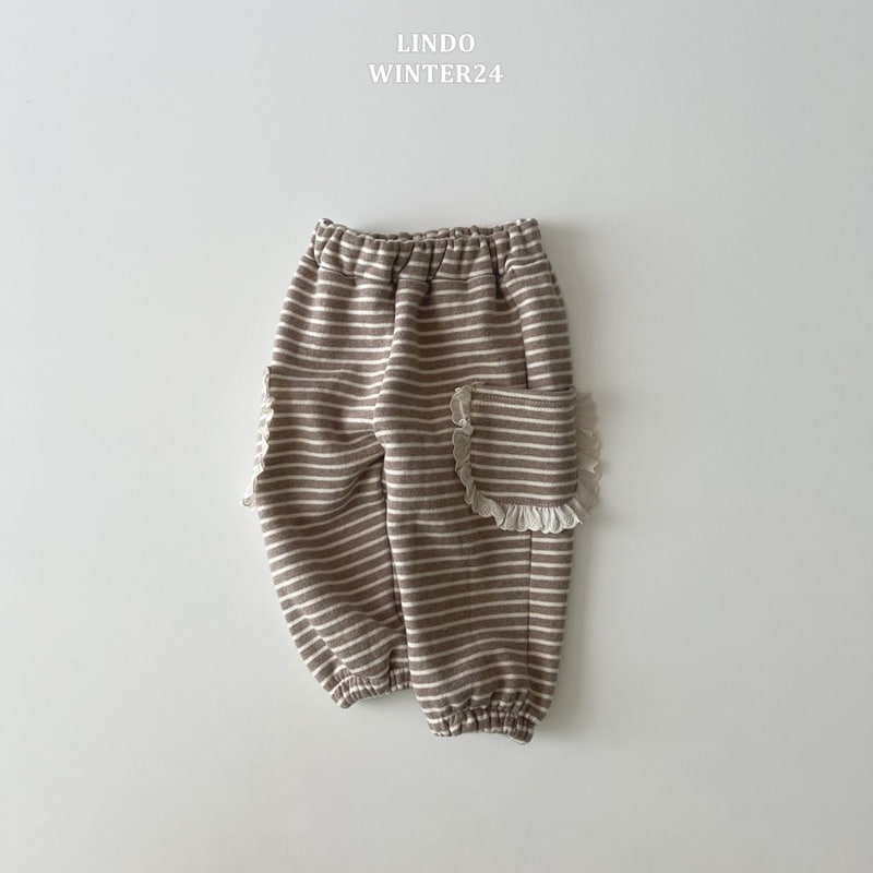 Lindo - Korean Baby Fashion - #babyfashion - Frill Pocket Jogger Pants - 4