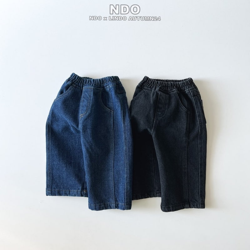Lindo - Korean Baby Fashion - #babyfever - Slit Denim Pants