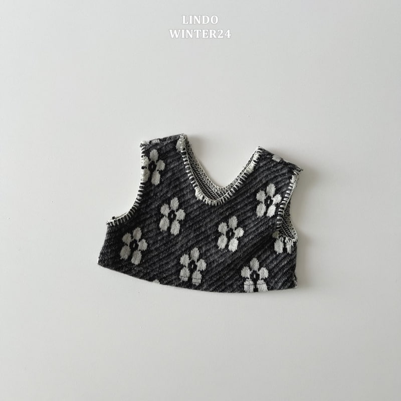 Lindo - Korean Baby Fashion - #babyfever - Melo Flower Vest - 4