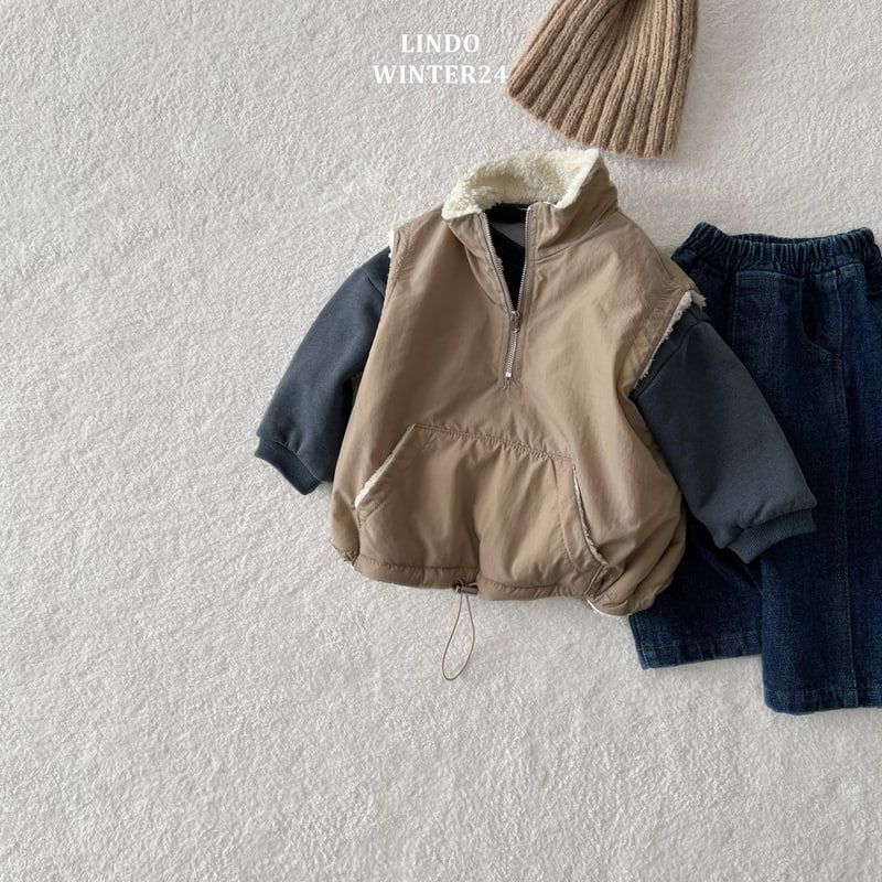 Lindo - Korean Baby Fashion - #babygirlfashion - Woven Vest - 6