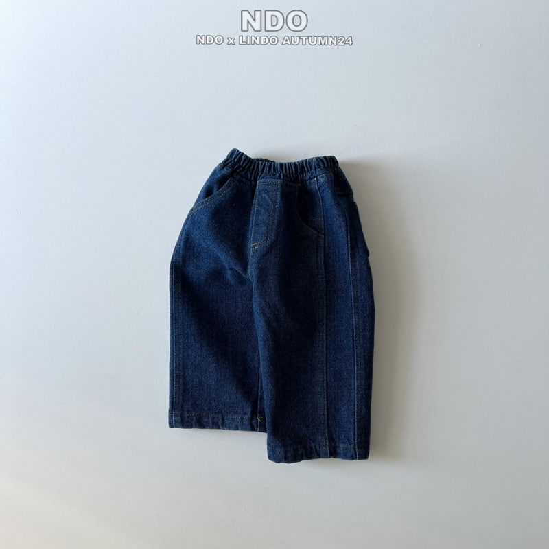 Lindo - Korean Baby Fashion - #babylifestyle - Slit Denim Pants - 3