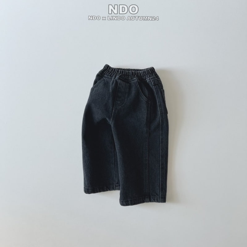 Lindo - Korean Baby Fashion - #babylifestyle - Slit Denim Pants - 4
