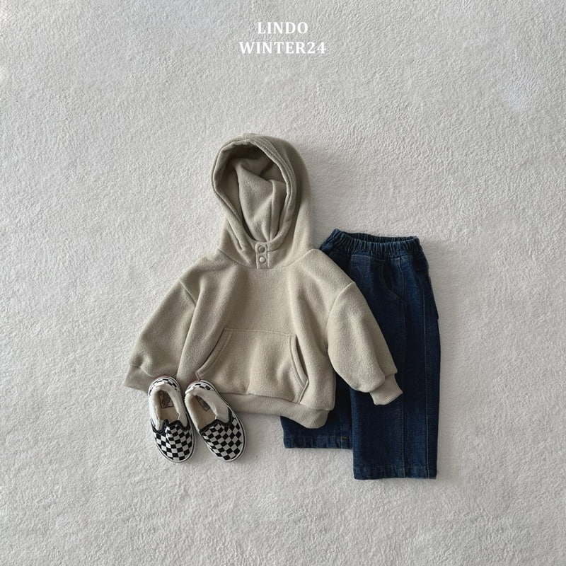 Lindo - Korean Baby Fashion - #babyootd - Slit Denim Pants - 5