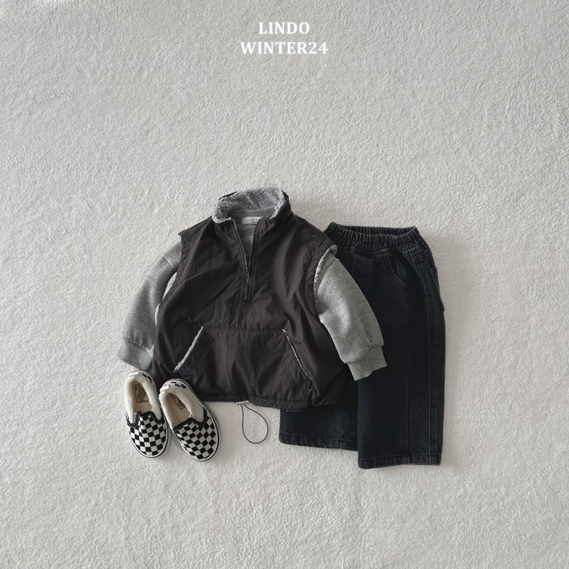 Lindo - Korean Baby Fashion - #onlinebabyboutique - Slit Denim Pants - 9