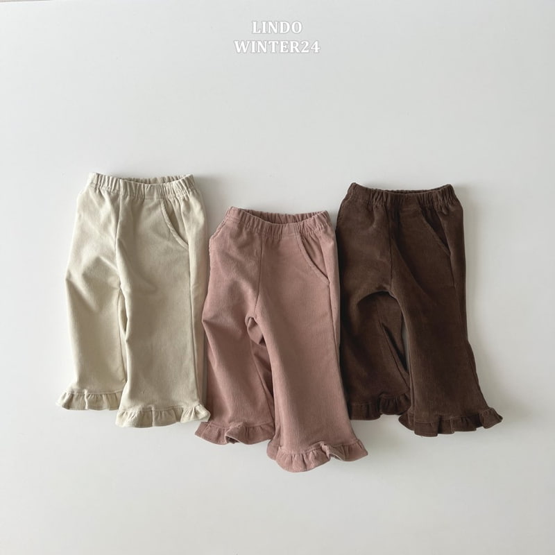 Lindo - Korean Baby Fashion - #onlinebabyshop - Beth Frill Pants