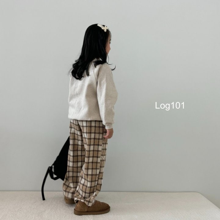 Log101 - Korean Children Fashion - #Kfashion4kids - London Check Pants - 6