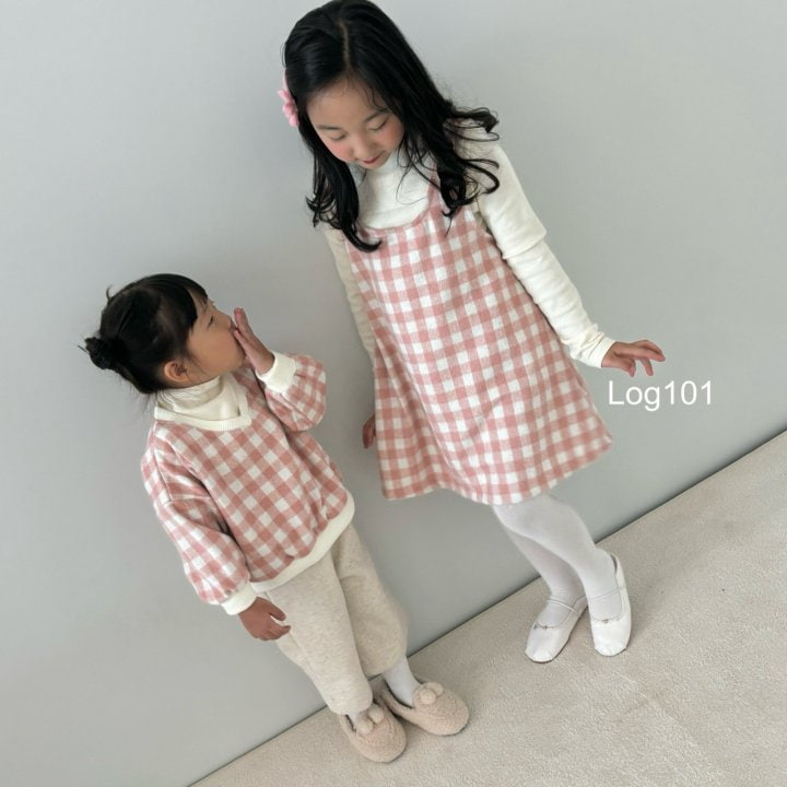 Log101 - Korean Children Fashion - #designkidswear - V Checker Sweatshirts - 8