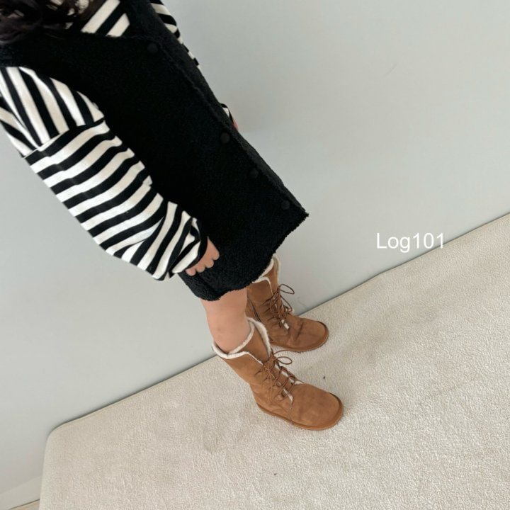 Log101 - Korean Children Fashion - #designkidswear - Stripe Loose Fit Tee - 2