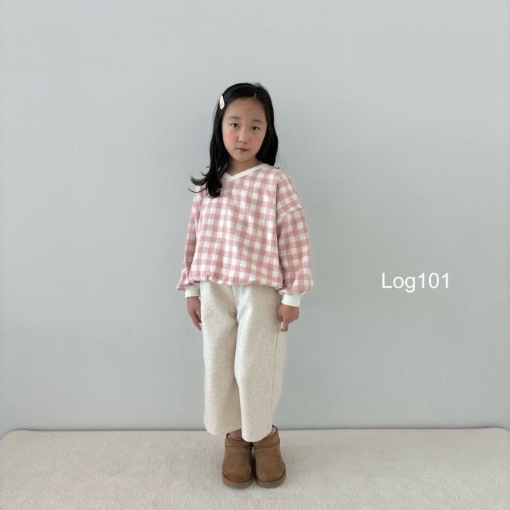 Log101 - Korean Children Fashion - #kidsshorts - V Checker Sweatshirts - 11