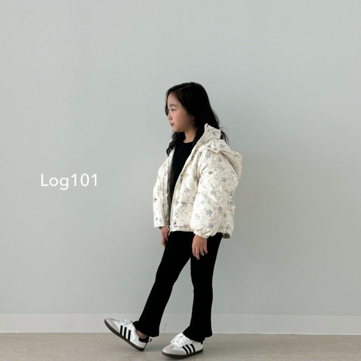 Log101 - Korean Children Fashion - #kidsstore - Purple Flower Padding - 5