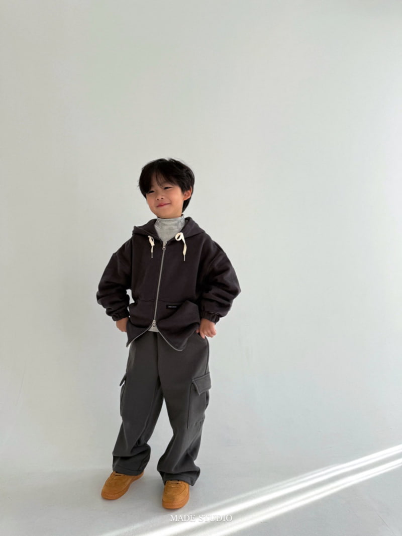 Made Studio - Korean Children Fashion - #littlefashionista - Peach Turtleneck Tee - 8