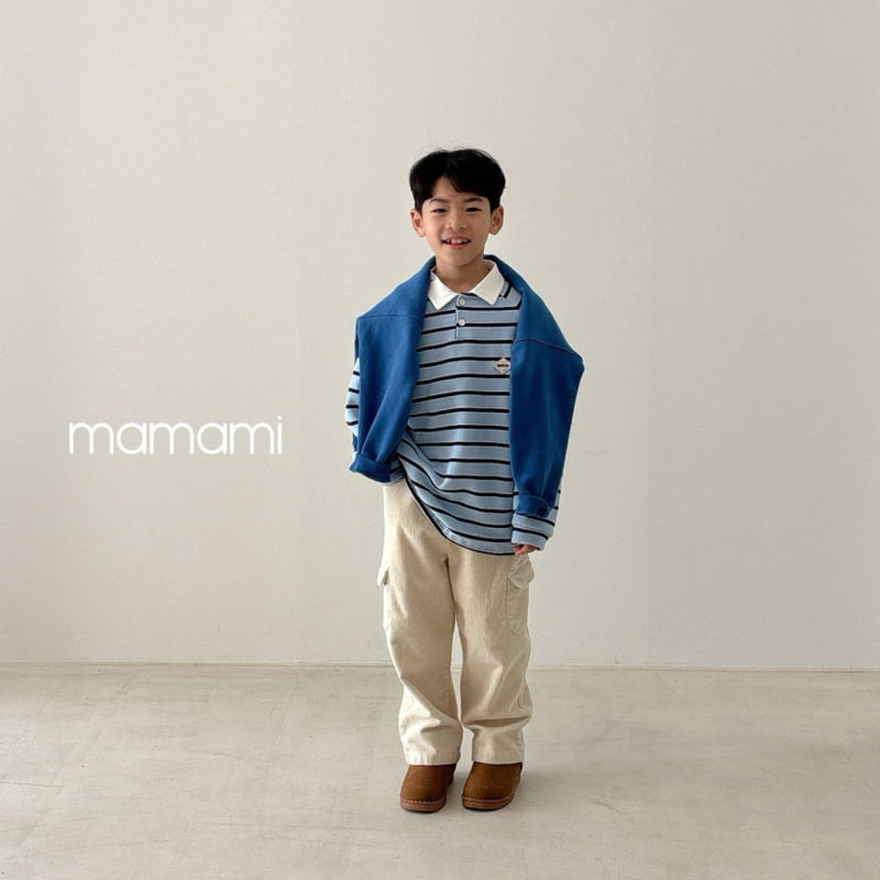 Mamami - Korean Children Fashion - #childofig - Rugby Fleece Collar Tee - 8