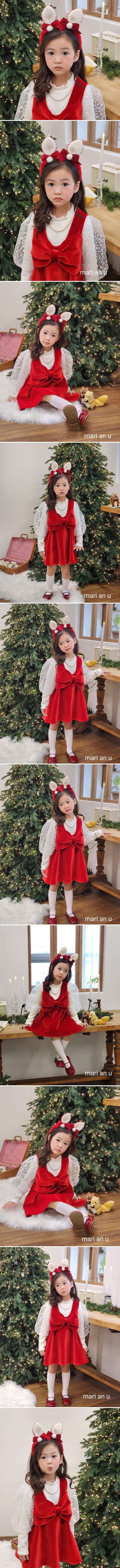 Mari An U - Korean Children Fashion - #toddlerclothing - Rudolph Headband