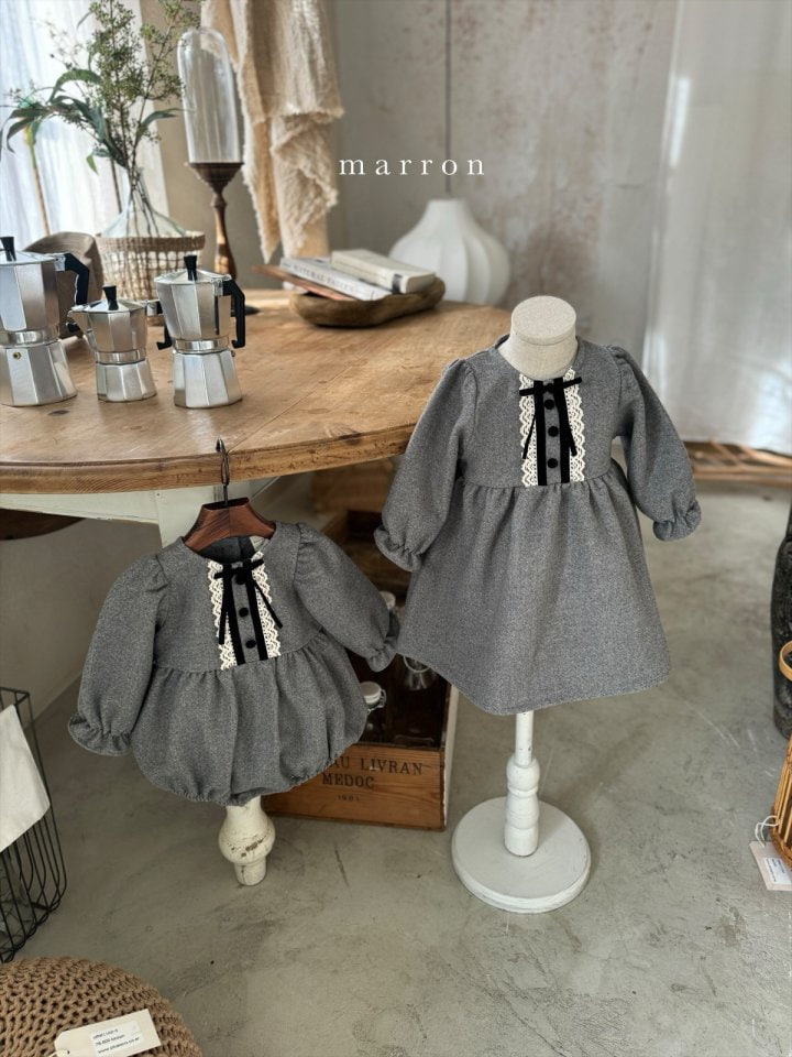 Marron - Korean Baby Fashion - #babyoutfit - Anne One-piece - 8