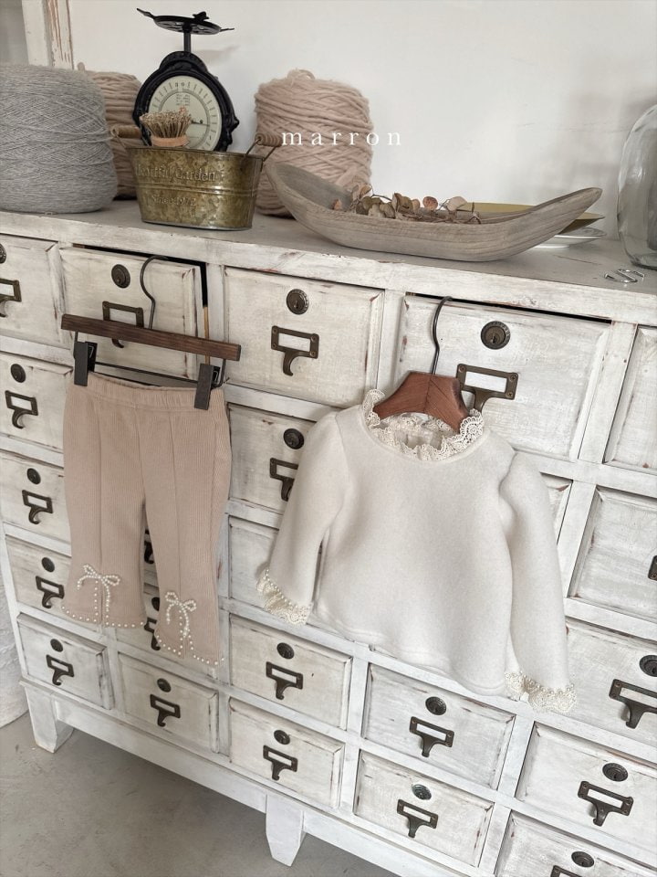 Marron - Korean Baby Fashion - #onlinebabyboutique - Angel Pearl Blouse - 9