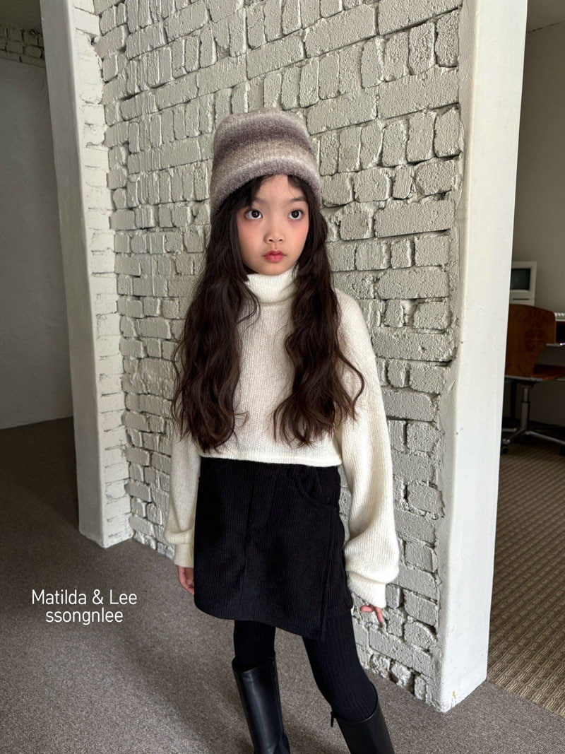 Matilda & Lee - Korean Children Fashion - #childrensboutique - Crop Turtleneck Knit - 9