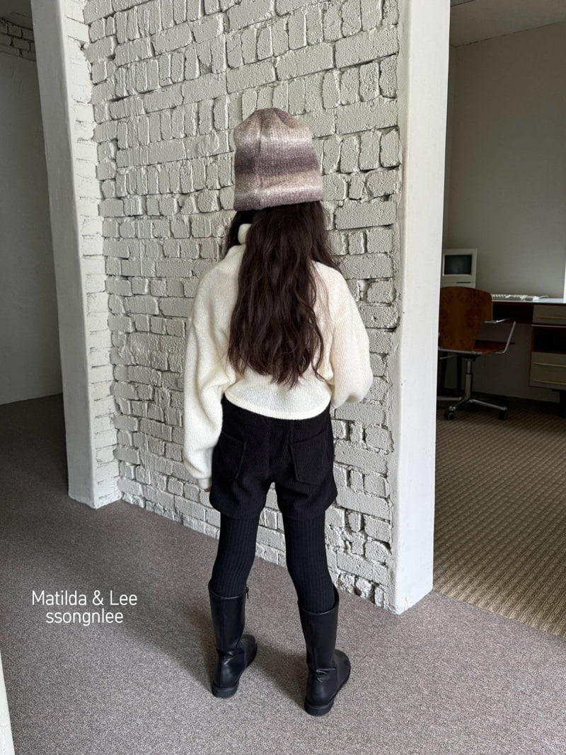 Matilda & Lee - Korean Children Fashion - #designkidswear - Crop Turtleneck Knit - 10
