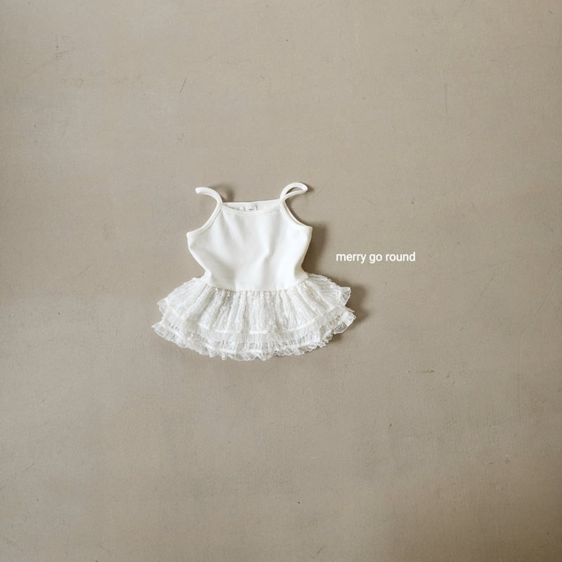 Merry Go Round - Korean Children Fashion - #Kfashion4kids - Snow Pearl Sleeveless Tee