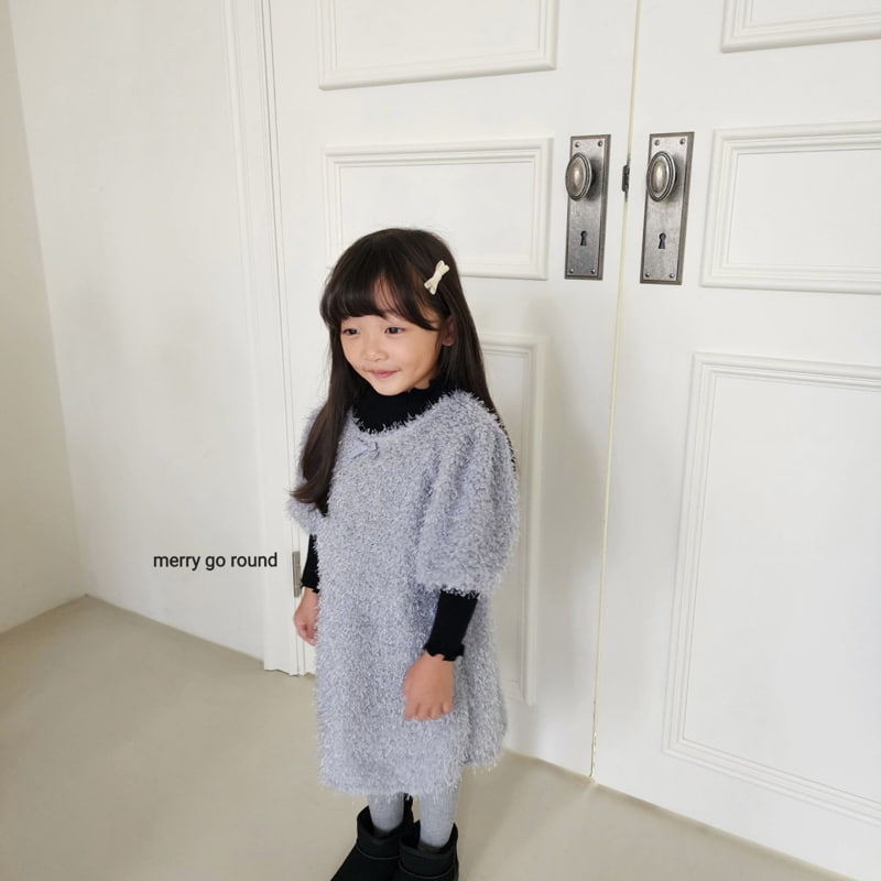Merry Go Round - Korean Children Fashion - #minifashionista - Winter Soft Mini One-piece - 4